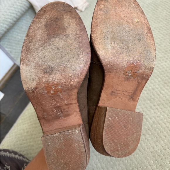 Madewell Suede Ankle Boots size 8.5 - Picture 3 of 8